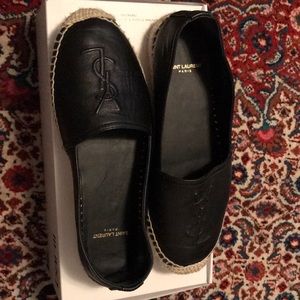 YSL Black espadrilles size 37
